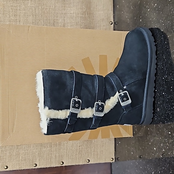 Ugg Kids Ugg Maddi Boots UGG Maddi S/N 1001520 Black Tall Zip